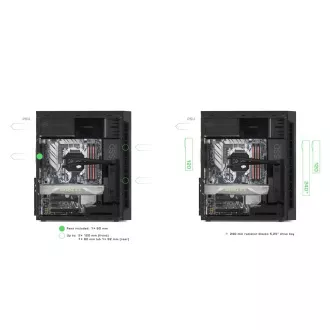 SilentiumPC MidT Armis AR1 Pure Black / čitalnik SD / 2x USB 3.0 / 1x 80mm ventilator / črna SilentiumPC MidT Armis AR1 Pure Black / čitalnik SD / 2x USB 3.0 / 1x 80mm ventilator / črna