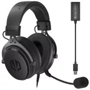 Endorfy slušalke VIRO Plus USB / žične / s snemljivim mikrofonom / USB / črne