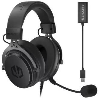 Endorfy slušalke VIRO Plus USB / žične / s snemljivim mikrofonom / USB / črne Endorfy slušalke VIRO Plus USB / žične / s snemljivim mikrofonom / USB / črne