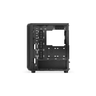 ENDORFY Ohišje Arx 500 ARGB, Prozorna stranska plošča, ATX, 4x140mm ARGB ventilator, črno
