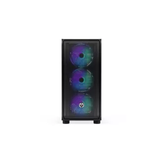 ENDORFY Ohišje Arx 500 ARGB, Prozorna stranska plošča, ATX, 4x140mm ARGB ventilator, črno