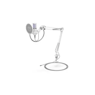 ENDORFY Mikrofon Solum Streaming Onyx White, USB, bela
