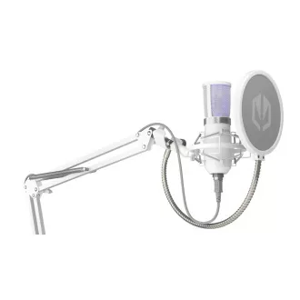 ENDORFY Mikrofon Solum Streaming Onyx White, USB, bela
