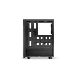 ENDORFY Ohišje Ventum 200 ARGB, Prozorna stranska plošča, ATX, 4x120mm ARGB ventilator, črno