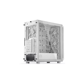 ENDORFY Ohišje Arx 700 ARGB, prozorna stranska plošča, ATX, 4x140mm ARGB ventilator, bela