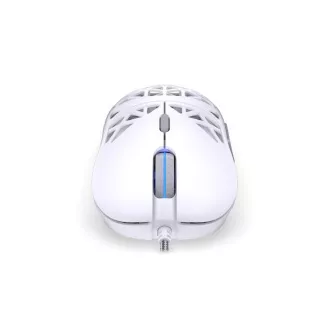 Endorfy Gaming miška LIV Onyx White, žična, ARGB, bela