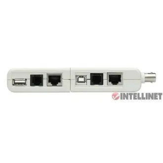 Intellinet preizkuševalnik kablov, 4 v 1, RJ11, RJ45, USB in BNC