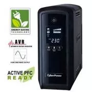 CyberPower PFC SineWave LCD GP UPS 900VA/540W, Schuko vtičnice