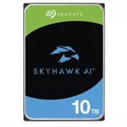 SEAGATE HDD 10TB SKYHAWK AI, 3,5", SATAIII, 7200 vrtljajev na minuto, 256 MB predpomnilnika, s senzorjem R/V