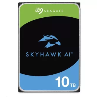 SEAGATE HDD 10TB SKYHAWK AI, 3,5", SATAIII, 7200 vrtljajev na minuto, 256 MB predpomnilnika, s senzorjem R/V