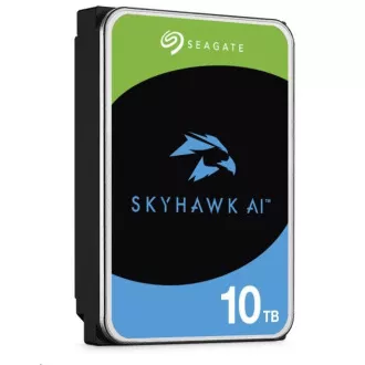 SEAGATE HDD 10TB SKYHAWK AI, 3,5", SATAIII, 7200 vrtljajev na minuto, 256 MB predpomnilnika, s senzorjem R/V