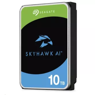 SEAGATE HDD 10TB SKYHAWK AI, 3,5", SATAIII, 7200 vrtljajev na minuto, 256 MB predpomnilnika, s senzorjem R/V