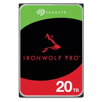 SEAGATE HDD 20TB IRONWOLF PRO (NAS), 3,5", SATAIII, 7200 vrtljajev na minuto, 256 MB predpomnilnika