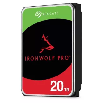 SEAGATE HDD 20TB IRONWOLF PRO (NAS), 3,5", SATAIII, 7200 vrtljajev na minuto, 256 MB predpomnilnika