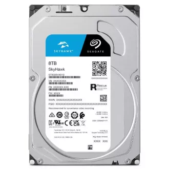 SEAGATE HDD 8TB SKYHAWK, 3,5", SATAIII, 5400 vrtljajev na minuto, 256 MB predpomnilnika