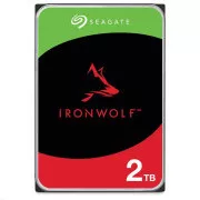 SEAGATE HDD 2TB IRONWOLF (NAS), 3,5", SATAIII, 5400 vrtljajev na minuto, 256 MB predpomnilnika