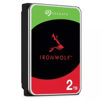 SEAGATE HDD 2TB IRONWOLF (NAS), 3,5", SATAIII, 5400 vrtljajev na minuto, 256 MB predpomnilnika
