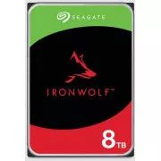 SEAGATE HDD 8TB IRONWOLF (NAS), 3,5", SATAIII, 5400 vrtljajev na minuto, 256 MB predpomnilnika, CMR