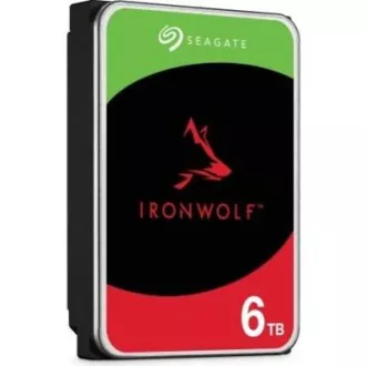 SEAGATE HDD 6TB IRONWOLF (NAS), 3,5", SATAIII, 5400 vrtljajev na minuto, 256 MB predpomnilnika, CMR