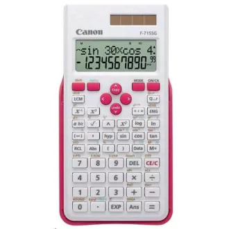 Canon Calculator F-715 SG WHITE & MAGENTA DBL