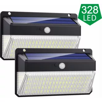Viking zunanja solarna LED luč M328 s senzorjem gibanja, komplet 2 Viking zunanja solarna LED luč M328 s senzorjem gibanja, komplet 2