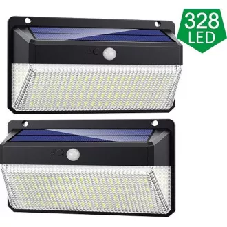 Viking zunanja solarna LED luč M328 s senzorjem gibanja, komplet 2 Viking zunanja solarna LED luč M328 s senzorjem gibanja, komplet 2