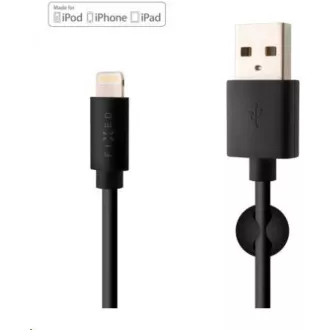 Kabel za prenos podatkov in polnjenje FIXED, USB-A -> Lightning (MFI), 20 W, dolžina 1 m, bel