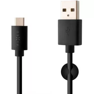 FIXED podatkovni in polnilni kabel, USB-A -> USB-C, 20 W, dolžina 1 m, črn