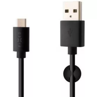 FIXED podatkovni in polnilni kabel, USB-A -> USB-C, 20 W, dolžina 2 m, črn