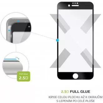 Zaščitno steklo FIXED Full Cover za Apple iPhone 7/8/SE (2020), črno