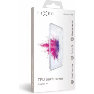 FIXED gelski zadnji pokrov za Apple iPhone 12/12 Pro, prozoren