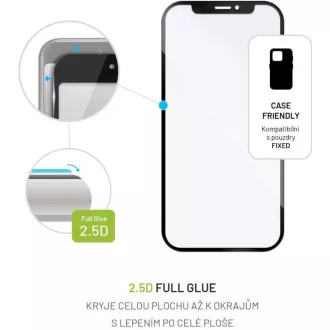FIXED zaščitno steklo Full-Cover za Samsung Galaxy A12, črno FIXED zaščitno steklo Full-Cover za Samsung Galaxy A12, črno