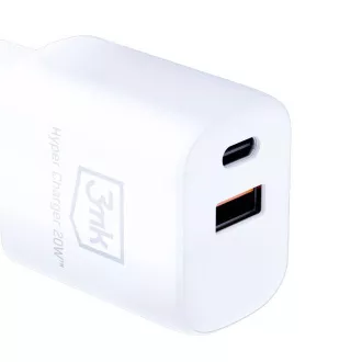 3mk omrežni polnilec - Hyper Charger 20W, bela 3mk omrežni polnilec - Hyper Charger 20W, bela