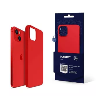3mk Hardy Silikonsko ohišje MagCase za Apple iPhone 14 Plus, rdeče