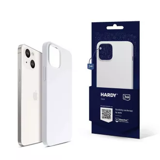 3mk Zaščitni ovitek HARDY Silikonski magnetni ovitek za Apple iPhone 14 Plus, bel