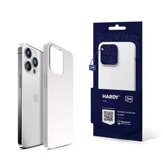 3mk Zaščitni ovitek HARDY Silikonski magnetni ovitek za Apple iPhone 14 Pro, bel