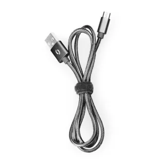ALIGATOR podatkovni kabel PREMIUM 2A, USB-C, črn