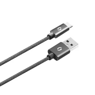 ALIGATOR podatkovni kabel PREMIUM 2A, USB-C, dolžina 2 m, črn