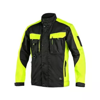 Bluza CXS SIRIUS BRIGHTON, črno-rumena, velikost 60
