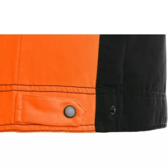 Bluza CXS SIRIUS BRIGHTON, črno-oranžna, velikost 58