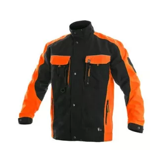 Bluza CXS SIRIUS BRIGHTON, črno-oranžna, velikost 64