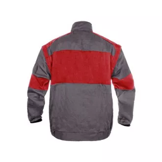 Bluza CXS LUXY EDA, moška, sivo-rdeča, velikost 68