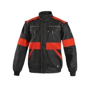 Bluza CXS LUXY EDA, moška, črno-oranžna, velikost 48