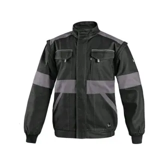 Bluza CXS LUXY EDA, moška, črno-siva, velikost 66
