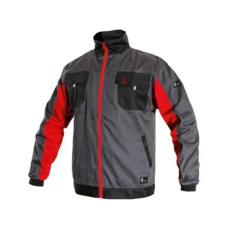 Bluza CXS PHOENIX PERSEUS, sivo-rdeča, velikost 52