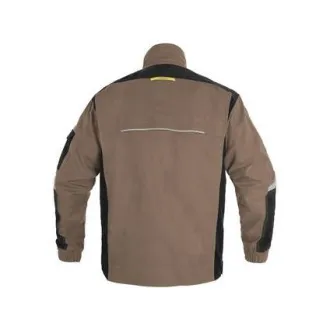 Bluza CXS STRETCH, moška, bež-črna, velikost 60