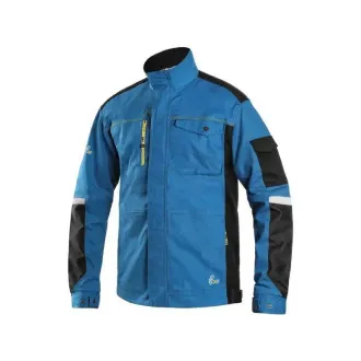 Bluza CXS STRETCH, moška, srednje modro-črna, velikost 52
