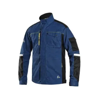 Bluza CXS STRETCH, moška, temno modro-črna, velikost 48