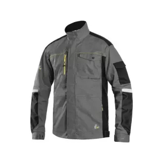 Bluza CXS STRETCH, moška, sivo-črna, velikost 50