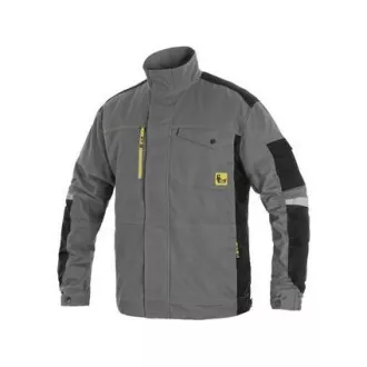 Bluza CXS STRETCH, moška, sivo-črna, velikost 56